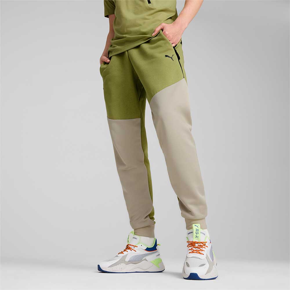 МЪЖКО ДОЛНИЩЕ PUMA 62438340 PUMATECH SWEATPANT FL ЗЕЛЕНО - lotus-sport.bg
